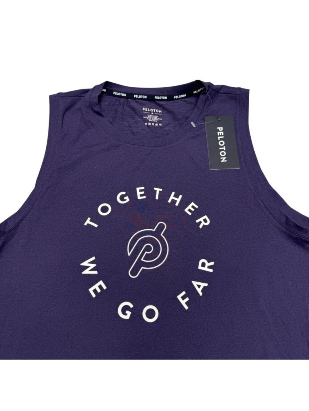 NWT Peloton Dreamblend Scoop Muscle Tank Top Women's Together We Go Far, Size M - Picture 3 of 7